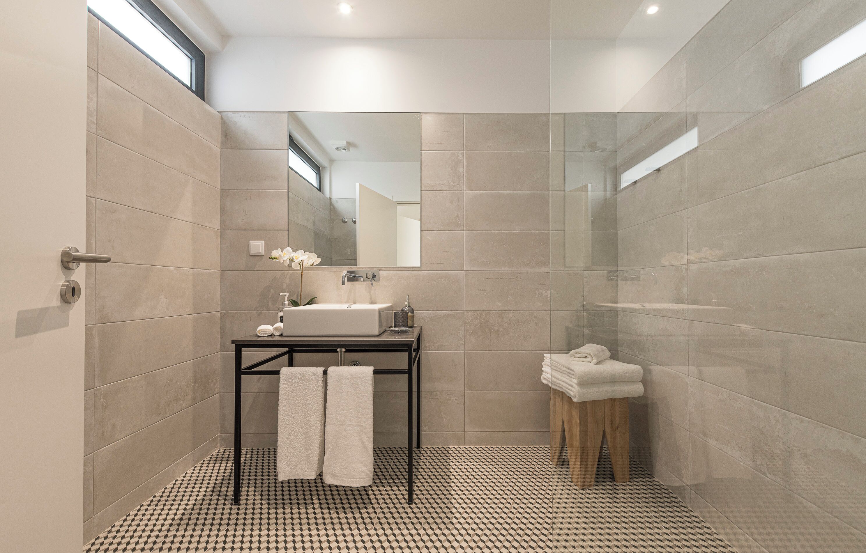 Habitación Deluxe doble (Anémona Branca) | Baño | Ducha, artículos de higiene personal gratuitos y secador de pelo