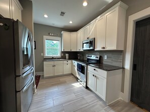 Microwave, oven, stovetop