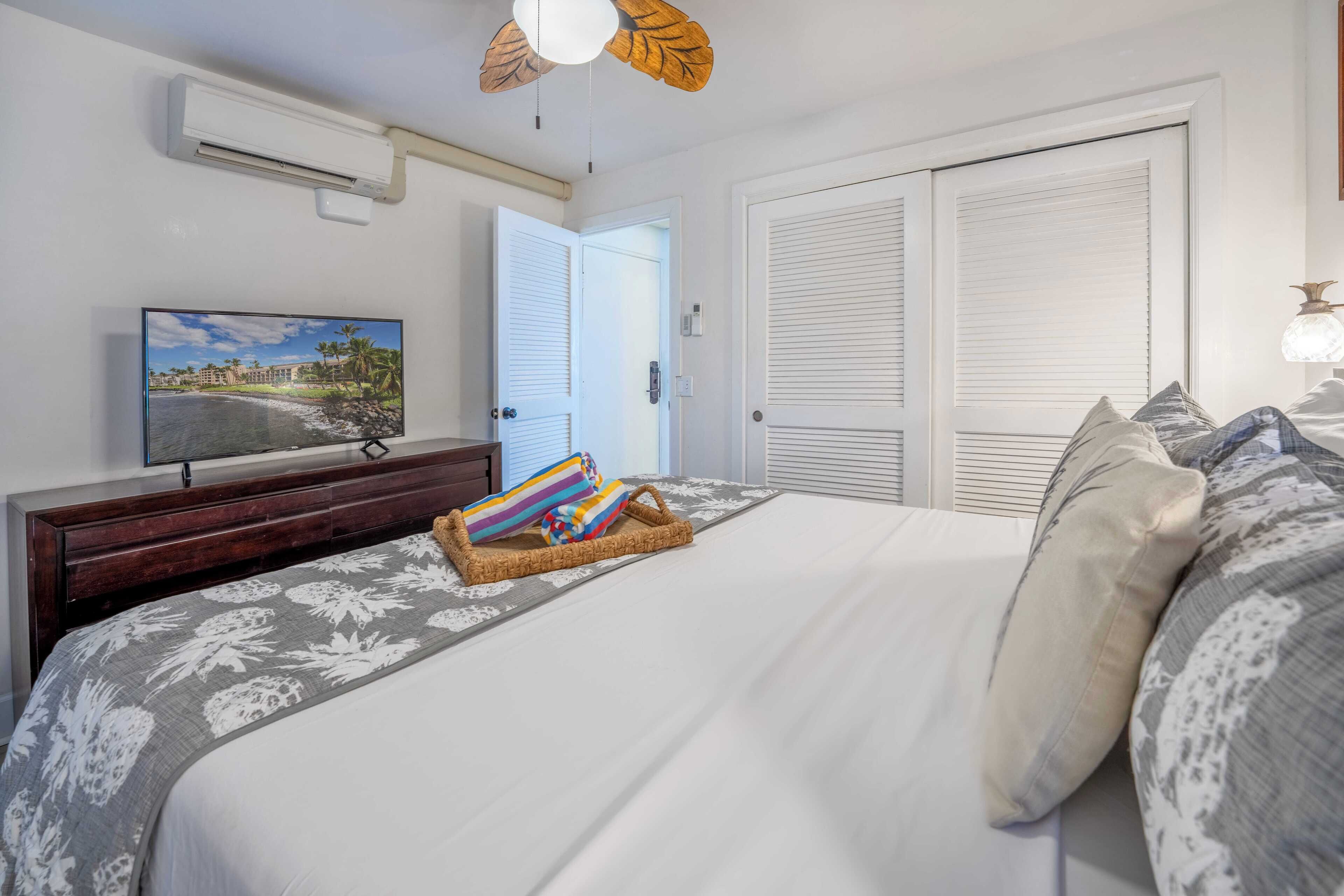 1 bedroom, iron/ironing board, internet, bed sheets