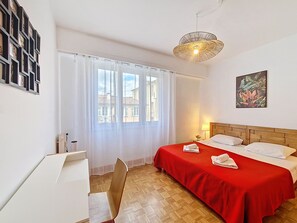 1 bedroom, iron/ironing board, free WiFi, bed sheets