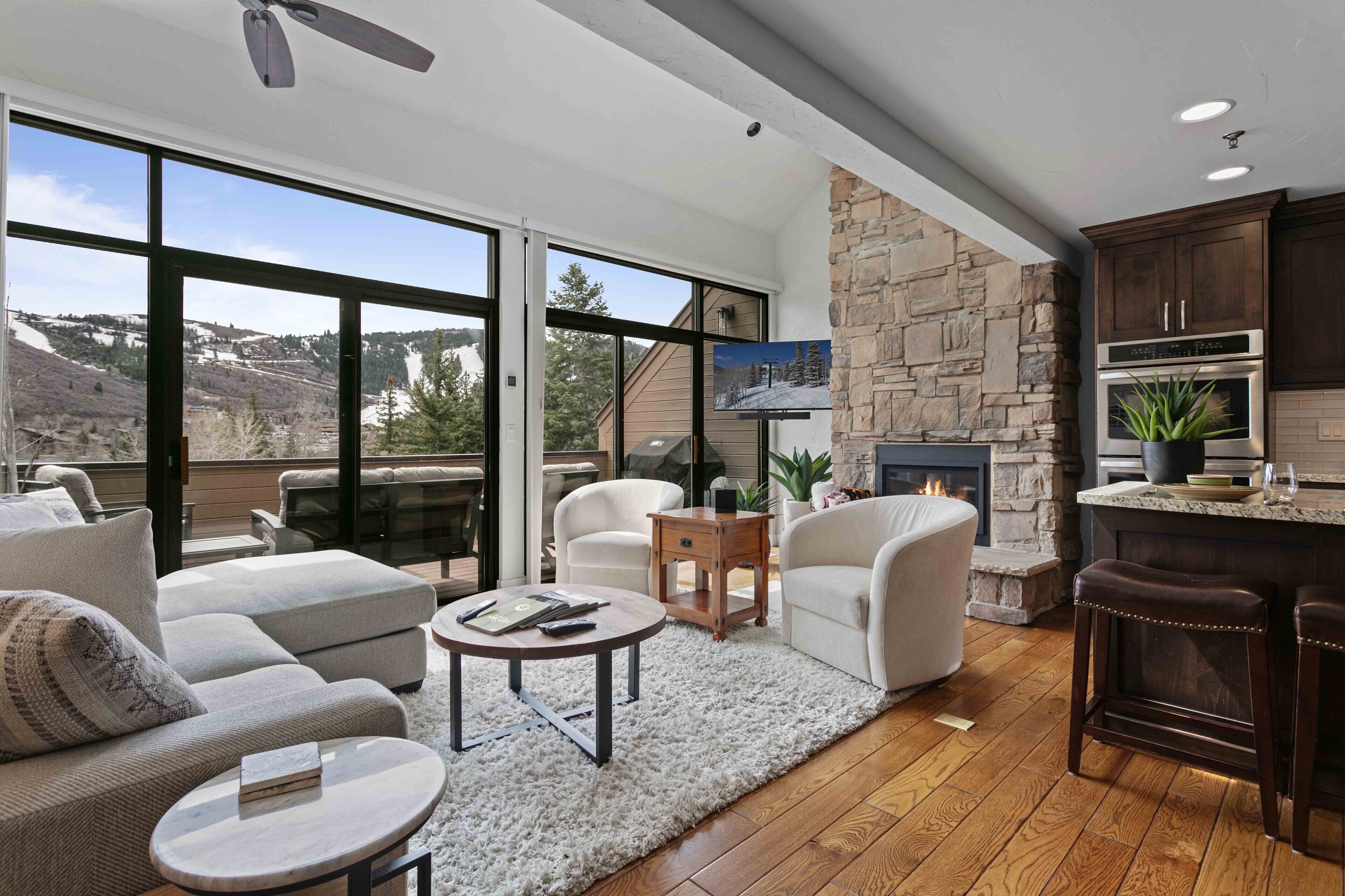 تلفزيون، مدفأة