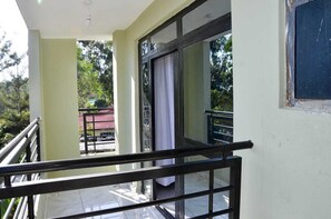 Deluxe appartement, uitzicht op de stad | Balkon