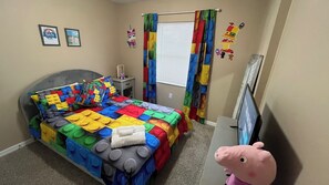 3 bedrooms, iron/ironing board, travel cot, WiFi