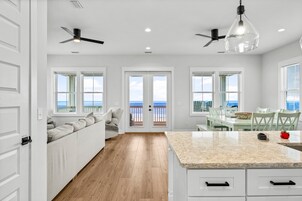 House, Ocean View | Private kitchen | Full-size fridge, microwave, oven, stovetop