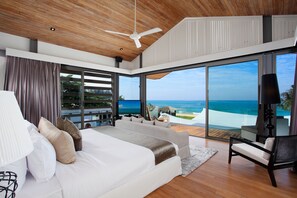 7 bedrooms, free WiFi, bed sheets - Luxury Thailand Beachfront Sava Villa 1 Villa Tievoli Chef, Staff included lth12 (Phuket)