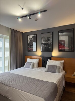 In-room safe, blackout drapes, iron/ironing board, rollaway beds - Get a Flat 405 Bairro Nobre - SP (Sao Paulo)