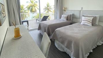 Junior Apartment, Sea View | 2 bedrooms, free WiFi