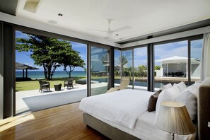 6 bedrooms, free WiFi, bed sheets - Luxury Thailand Estate Beachfront  Villa Cielo lth14 (Takua Thung)