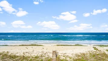 On the beach, white sand, fishing