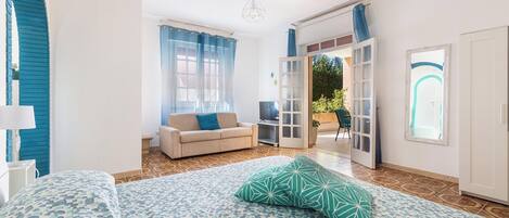 1 Schlafzimmer, Bügeleisen/Bügelbrett