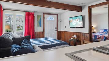 1 chambre, fer et planche Ă repasser, Wi-Fi gratuit, draps fournis