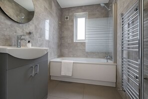Hair dryer, towels