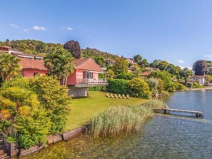 Property grounds - Italian Lakes Lakeside Villa With Direct Lake Access (Ranco)