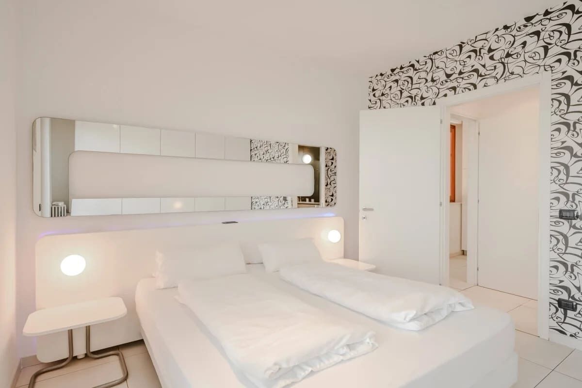 Apartamento, 1 cama doble, patio, vistas a la montaña (Sopra il Lago 5)