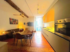 Apartment, Multiple Beds, Patio (Apartment Lago) | Private kitchen | Fridge - Lesa Apartments (Lesa)