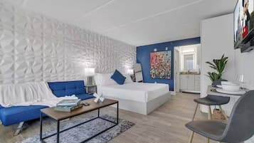 Suite Studio Deluxe, 1 trÚs grand lit et 1 canapé-lit, non-fumeur, cuisine