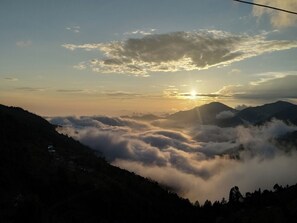 Blick von der Unterkunft