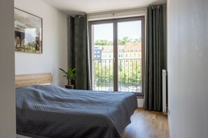 1 Schlafzimmer, kostenloses WLAN, Bettwäsche