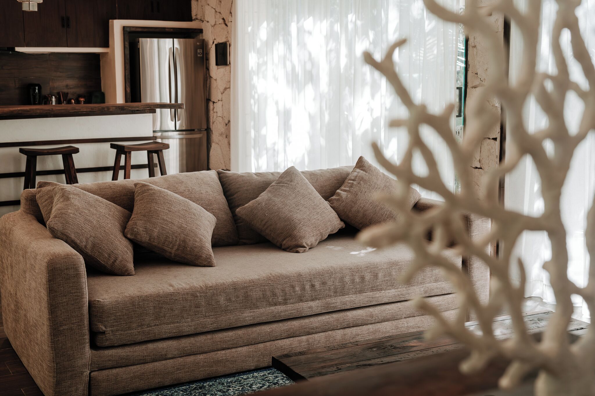 Villa, Multiple Beds, Balcony | Living area | 42-inch flat-screen TV with digital channels