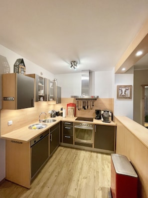 Oven, stovetop, dishwasher