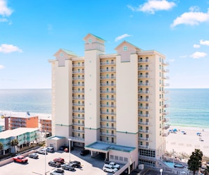 Exterior - Beachfront, Wraparound Balcony Panoramic Gulf View, Indoor/Outdoor Pool, Hot Tub (Gulf Shores)