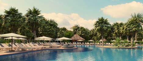 2 座室外游泳池