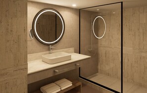 Shower, free toiletries, hair dryer, towels - Bahia Principe Escape Tequila - Adults Only All Inclusive - Brand New Hotel (Akumal)