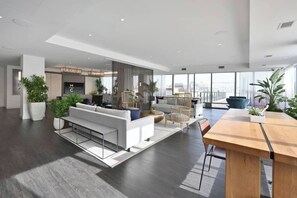 TV, video games, offices