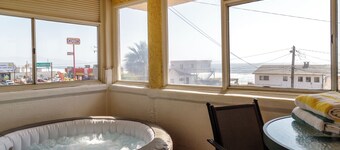 2 Bedroom Suite in beautiful Ensenada with a jacuzzi in the room. Ocean view!