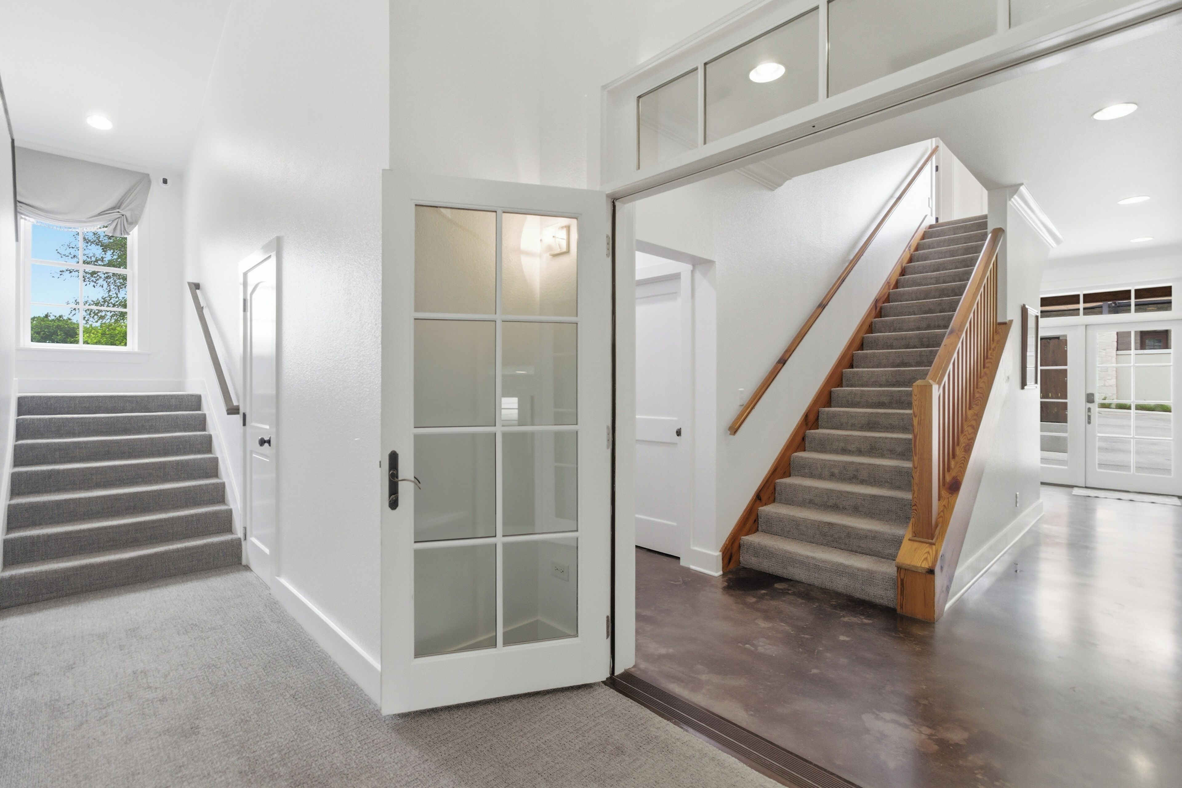 Interior entrance