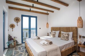 3 bedrooms, iron/ironing board, free WiFi, bed sheets - Villa Mare Mio – Beachfront, newly rennovated, 3 bedroom (Rhodes)