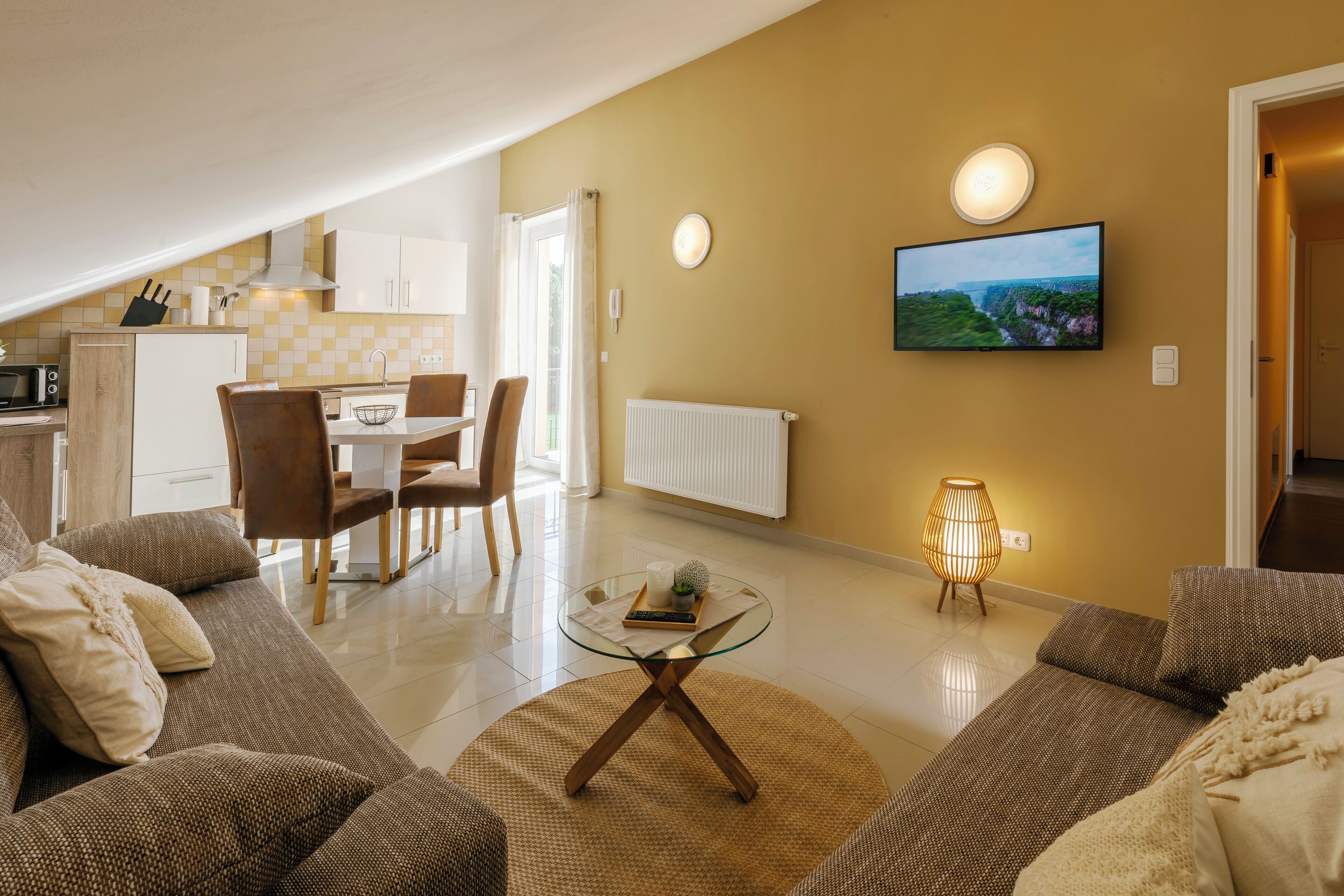 Apartment, Gartenblick | Wohnbereich