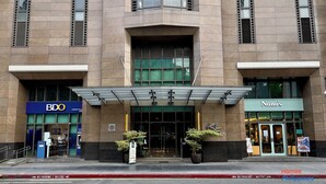 A building with a BDO bank and a restaurant named Nono's. - KL Tower - Cozy 1BR Deluxe with Balcony near Greenbelt Mall (Makati)