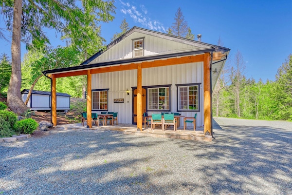 Ranch-Style Exterior with Custom Woodwork and Rustic Charm