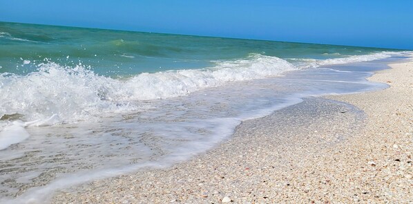 Sun loungers, beach towels