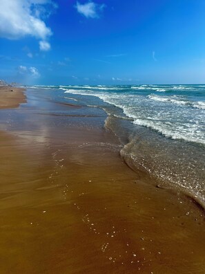 Chaises longues, serviettes de plage