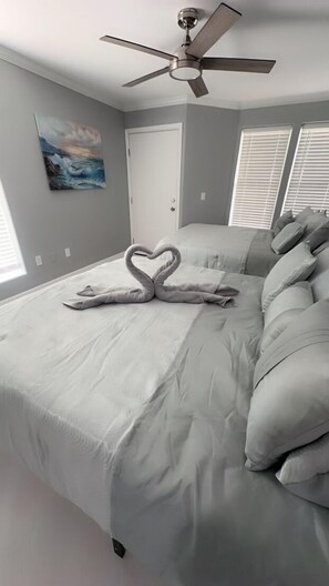 2 Schlafzimmer, Bügeleisen/Bügelbrett, kostenloses WLAN, Bettwäsche