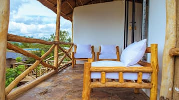 Deluxe Double Room, Park View | Terrace/patio