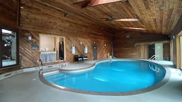 Indoor pool, a heated pool