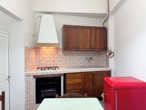 Fridge, microwave, stovetop, cookware/dishes/utensils - Rifugio Acciaiuoli - One Bedroom Apartment, Sleeps 4 (Ortona)