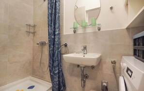 Shower, hair dryer