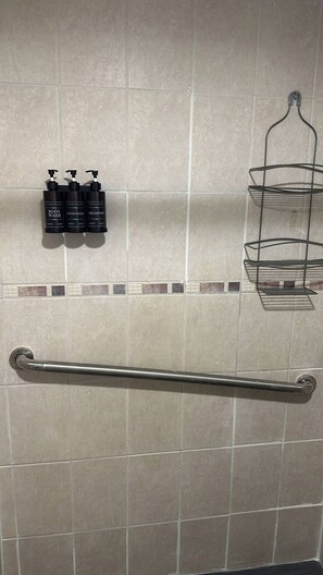 Towels, soap, toilet paper