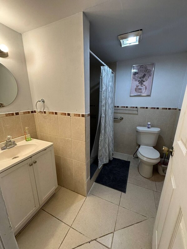 Towels, soap, toilet paper