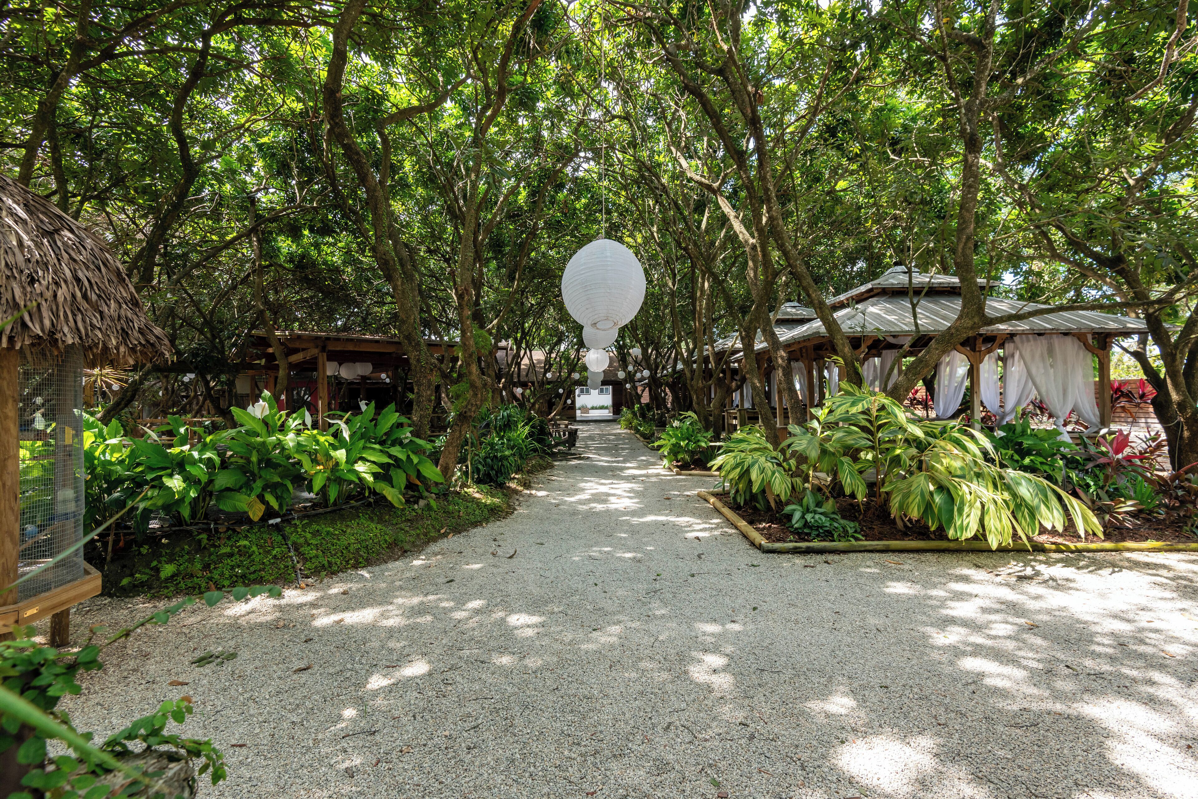 Overnattingsstedets uteområder