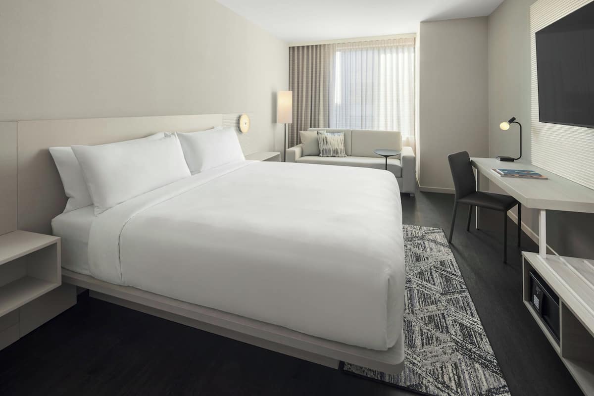 Chambre, 1 trÚs grand lit et 1 canapé-lit, non-fumeur