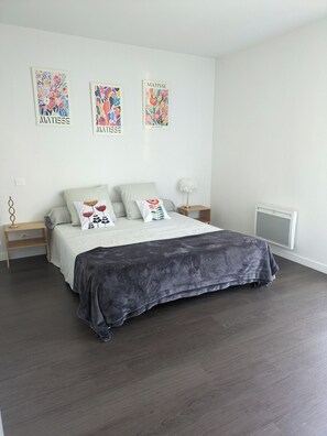 2 soveværelser, weekendseng, sengetøj