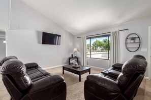 TV connectée, cheminée