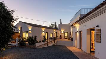 Front of property – evening/night