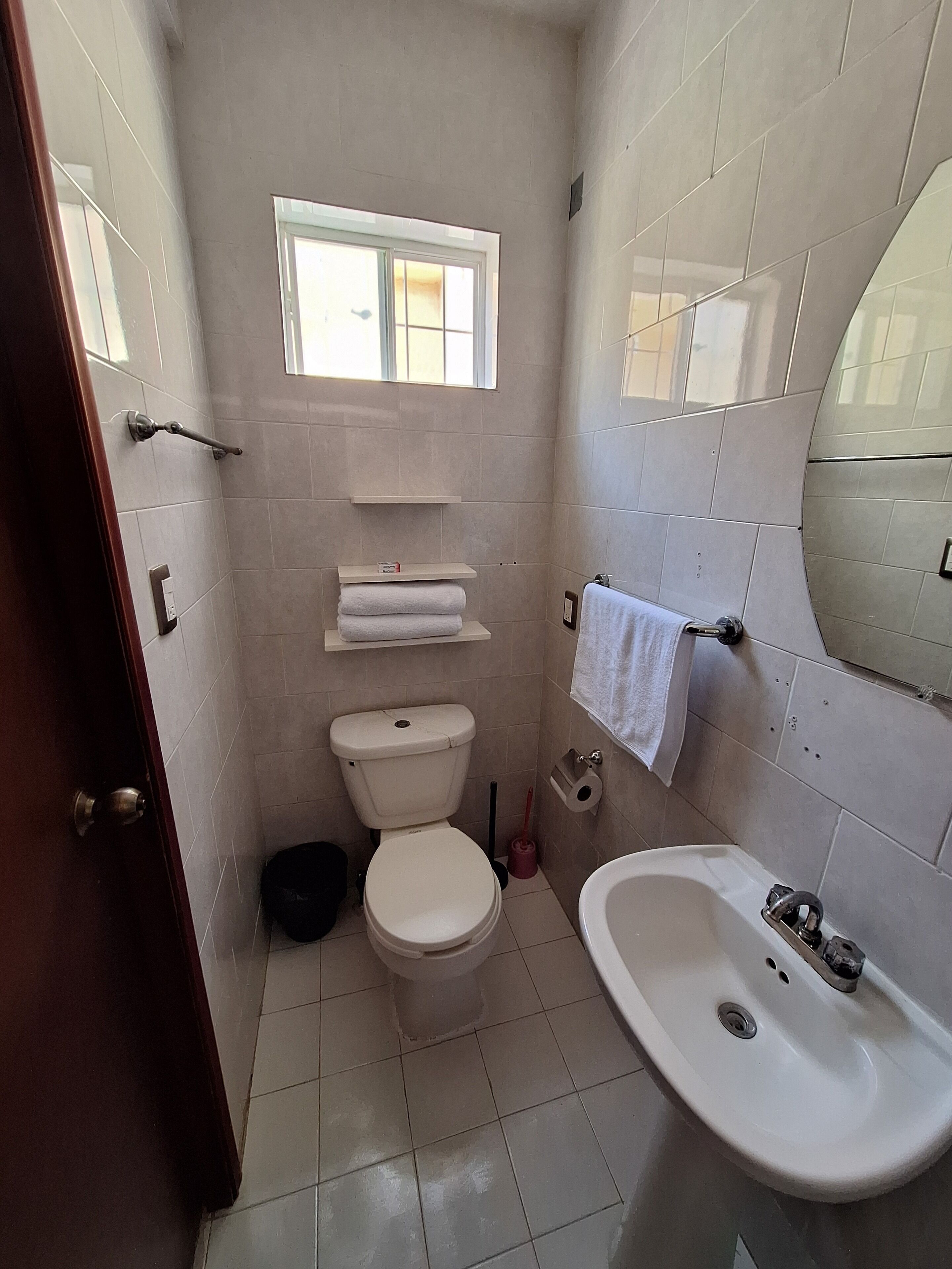 Towels, soap, toilet paper