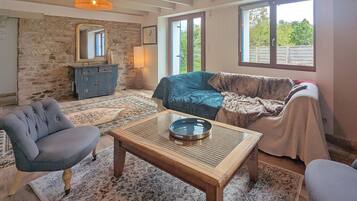 Smart-tv en een open haard